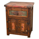 Diamond Copper Nightstand