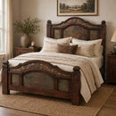 Queen Margarita Copper Bed