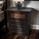 Pinto Canyon Cowhide Nightstand