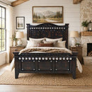 King Black Washed Rio Hondo Bed