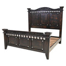 Queen Black Washed Rio Hondo Bed