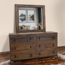 Riverside Dark Walnut Mirror