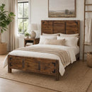 Riverside Dark Walnut Queen Bed