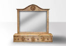 Country Mirror w/4 Drawers/Rope