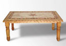 Medium Santa Rita Table 6' w/Marble Top Rope & Star