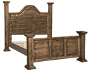 Rancho King Bed w/Tall HB/Tall FB