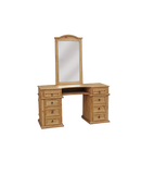 Vanity w/Jewelry Drawers  w/Mirror and LT BAN60C Stool w/Cushion