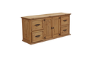 File Credenza w/4 File Drawers 2 Doors