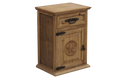 Large 1 Door/1 Drawer Nightstand w/Star  (STURDY Act Compliant)