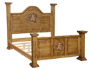 Rancho Queen Bed w/Star/Tall HB/Tall FB