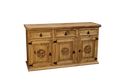 3 Door/3 Drawer Sideboard w/Star (STURDY Act Exempt, Not Bedroom/for clothing)