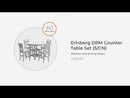 Erinberg - Dining Room Counter Table Set (Set of 5) - Antique White