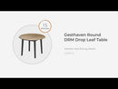 Gesthaven - Round Dining Room Drop Leaf Table