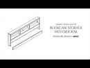Deanlow - Bookcase Storage Bed