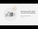 Skempton - RECT DRM Counter TBL Set(Set of 3) - White