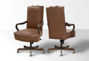 Sonora Office Desk Chair w/Cowhide Yoke
