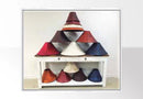 Cowhide and leather lamp shade 24 inch