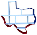 Texas wall shelf decor red white and blue