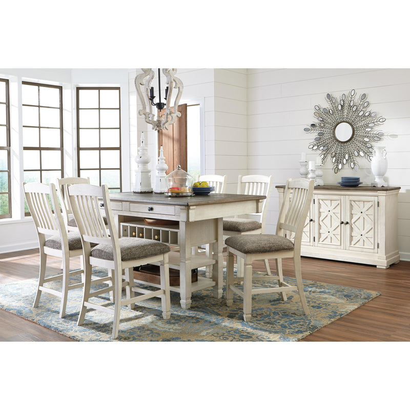 Signature Design by Ashley Bolanburg D647 5 pc Counter Height Dining Set IMAGE 2