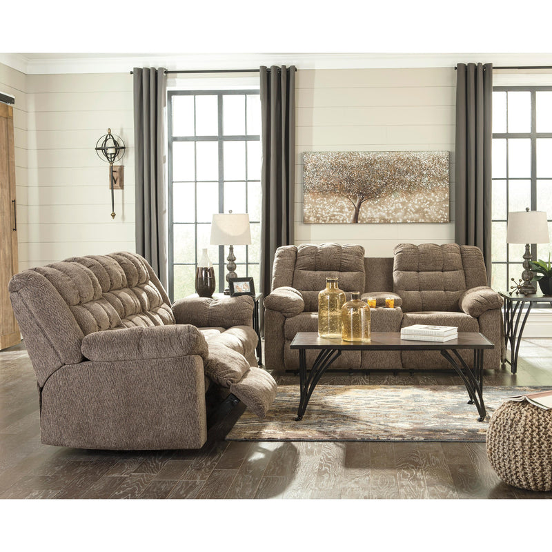 Signature Design by Ashley Workhorse 58401 2 pc Reclining Living Room Set IMAGE 2