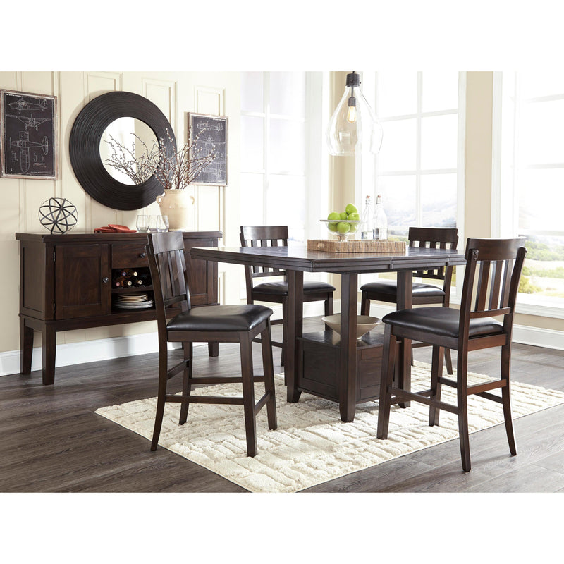 Signature Design by Ashley Haddigan D596 7 pc Counter Height Dining Set IMAGE 2