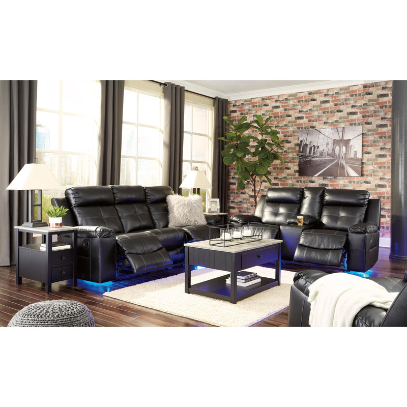 Signature Design by Ashley Kempten 82105 2 pc Reclining Living Room Set IMAGE 2
