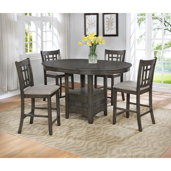 Crown Mark Hartwell 2795GY Counter Height 5 pc Dining Set IMAGE 1