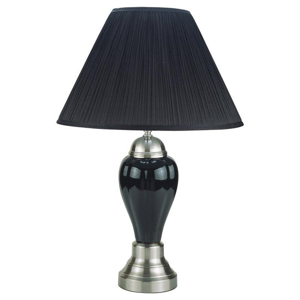 Crown Mark Table Lamp 6115-BK-SHADE/6115-BK-BASE IMAGE 1