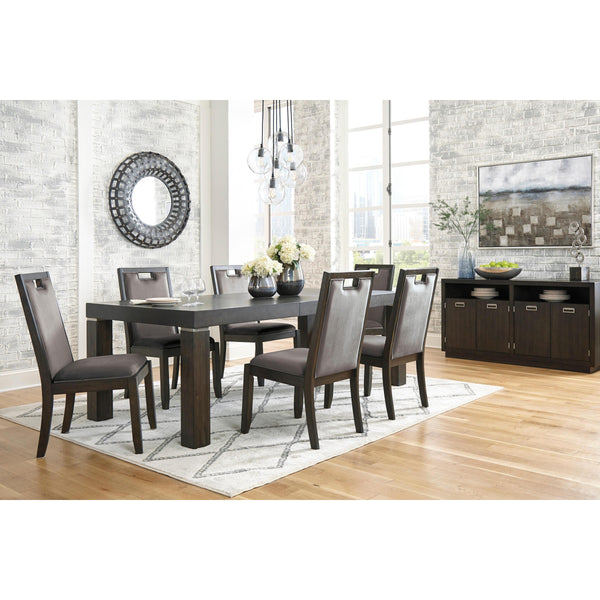 Signature Design by Ashley Hyndell D731 7 pc Dining Set IMAGE 1