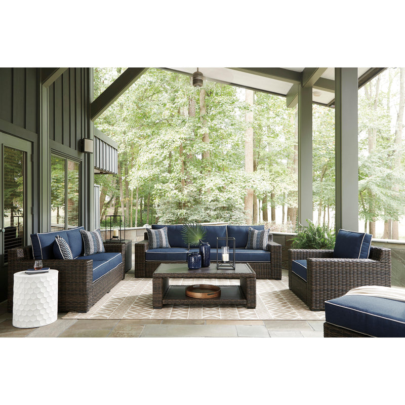 Signature Design by Ashley Grasson Lane P783 2 pc Outdoor Seating Set IMAGE 1