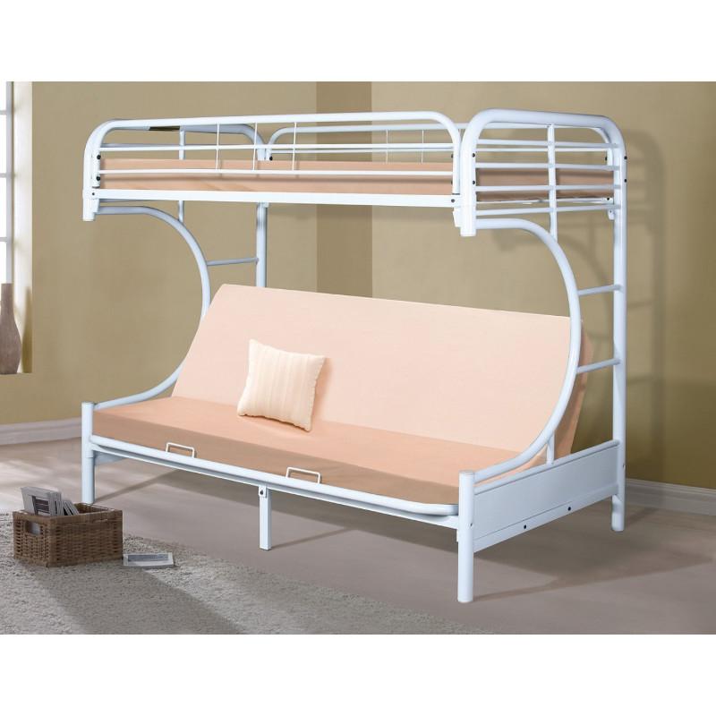 Donco Trading Company Kids Beds Bunk Bed 4509-3WH IMAGE 1