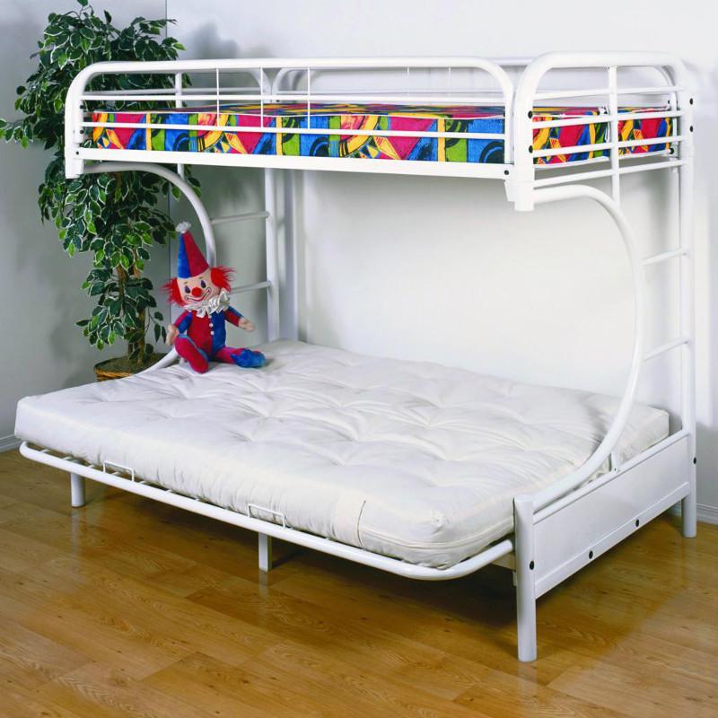 Donco Trading Company Kids Beds Bunk Bed 4509-3WH IMAGE 2