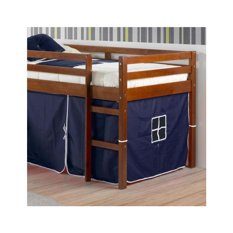 Donco Trading Company Kids Beds Loft Bed 750TE Twin Tent Loft Bed W/Slide (Bl) IMAGE 5