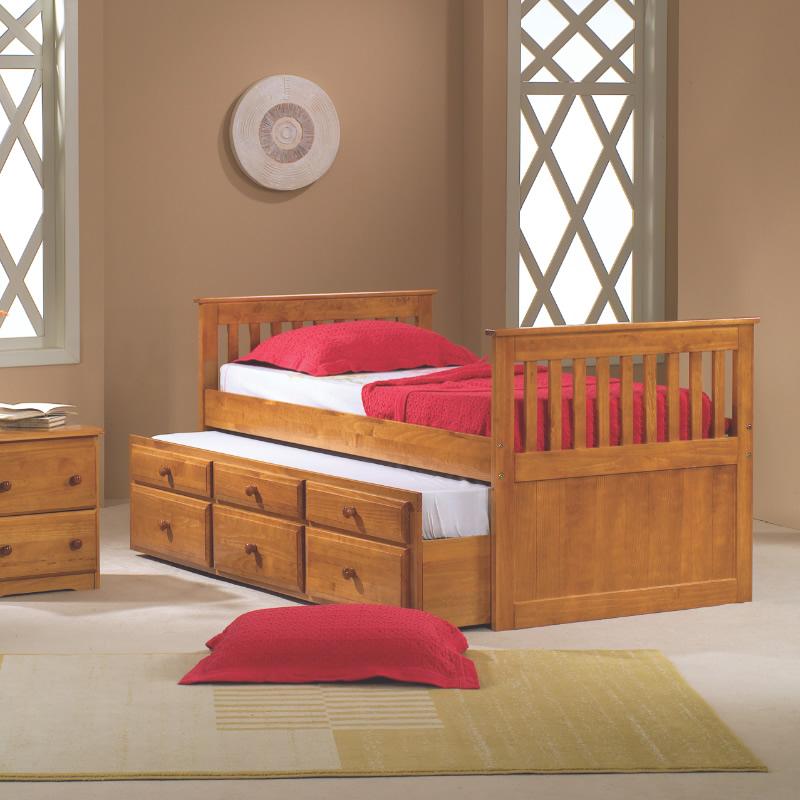 Donco Trading Company Kids Beds Trundle Bed 103TH IMAGE 1