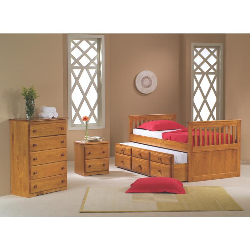 Donco Trading Company Kids Beds Trundle Bed 103TH IMAGE 2