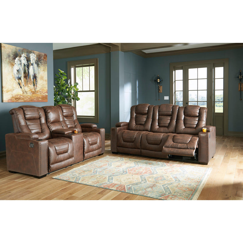 Signature Design by Ashley Owner's Box 24505 2 pc Power Reclining Living Room Set IMAGE 2