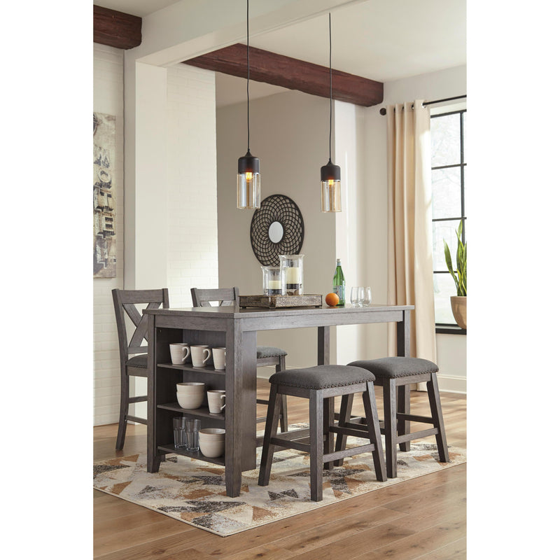 Signature Design by Ashley Caitbrook D388 5 pc Counter Height Dining Set IMAGE 1