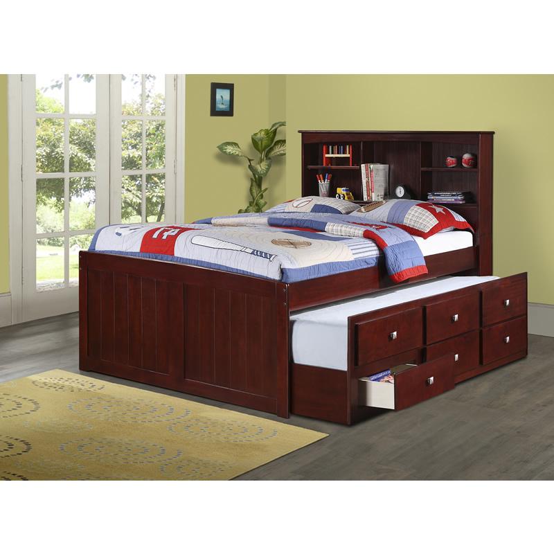 Donco Trading Company Kids Beds Bed 250TCP Cappuccino IMAGE 1