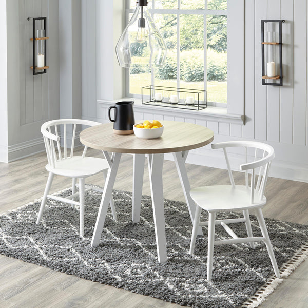 Signature Design by Ashley Grannen D407 3 pc Dining Set IMAGE 1