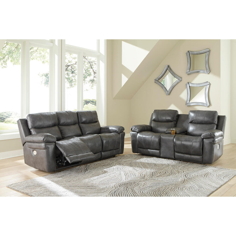 Signature Design by Ashley Edmar U64806 2 pc Power Reclining Living Room Set IMAGE 2