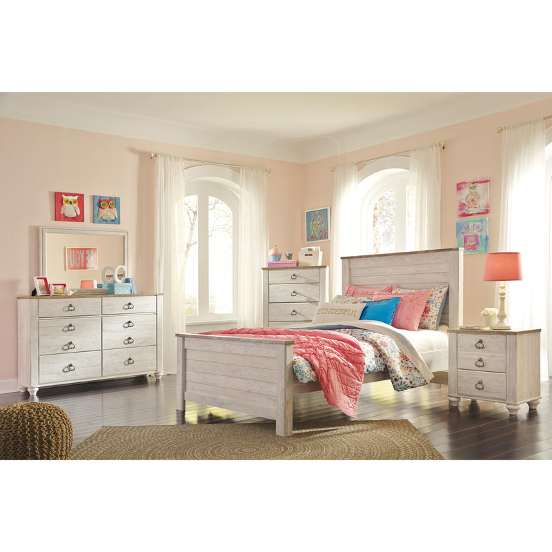 Signature Design by Ashley Willowton B267 4 pc Full Panel Bedroom Set IMAGE 1