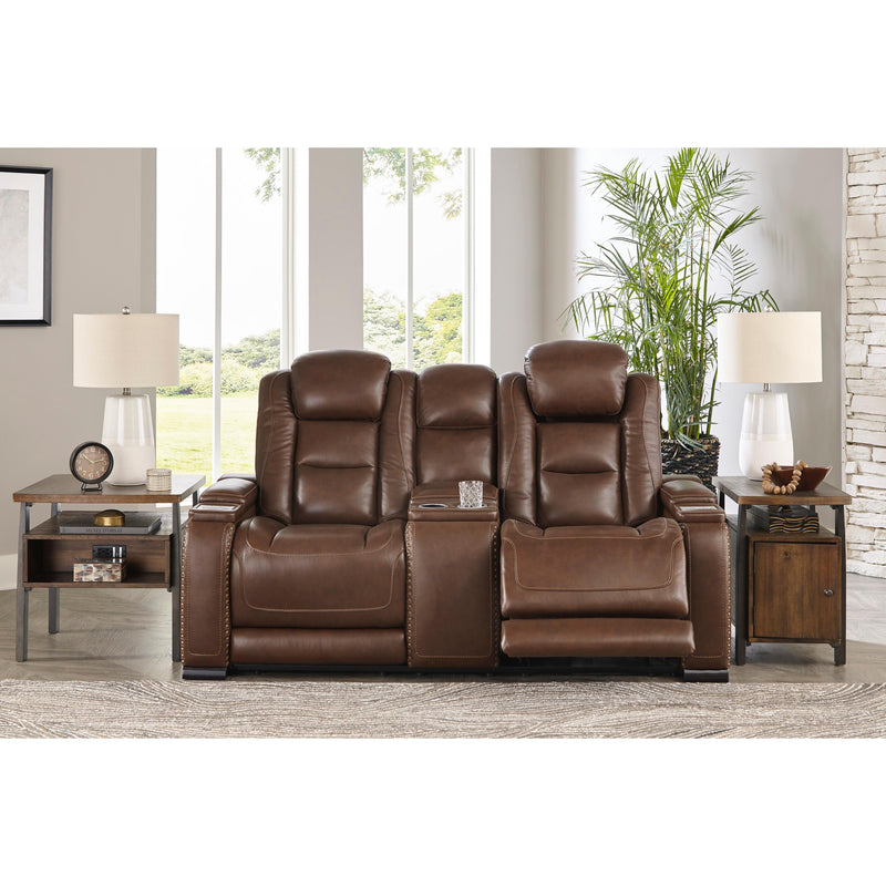 Signature Design by Ashley The Man-Den U85306 2 pc Power Reclining Living Room Set IMAGE 6