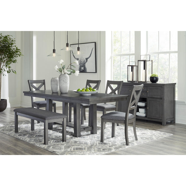 Signature Design by Ashley Myshanna D629 6 pc Dining Set IMAGE 1