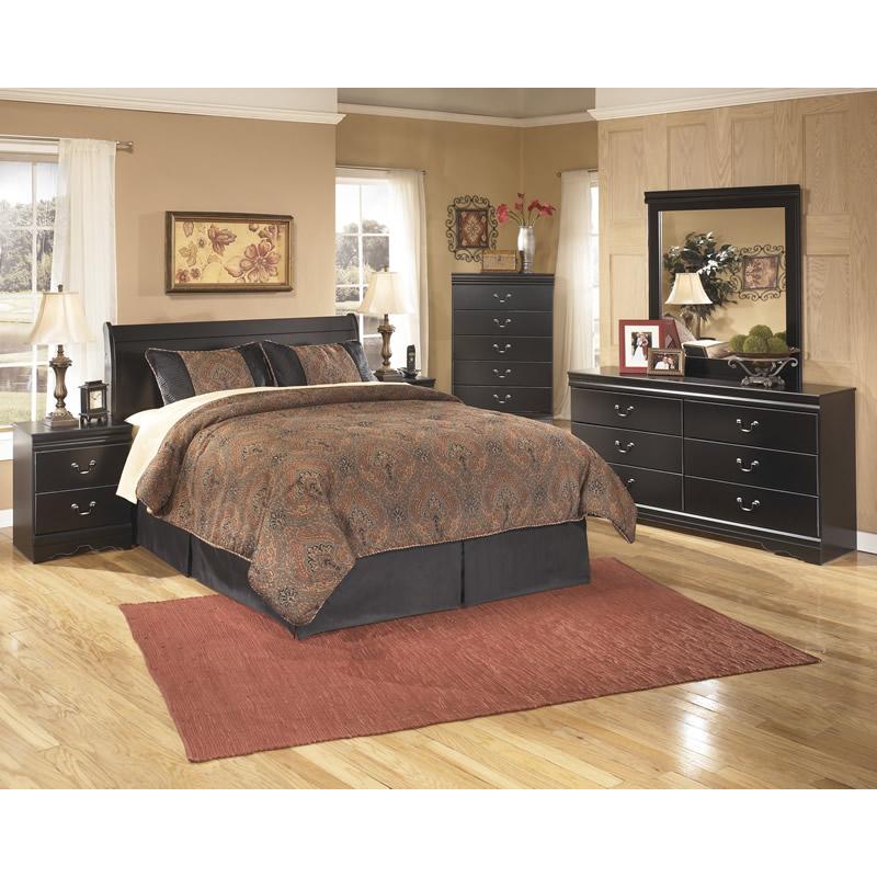 Signature Design by Ashley Huey Vineyard Queen Sleigh Bed B128-77/B100-31 IMAGE 3