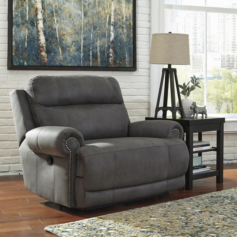 Signature Design by Ashley Austere Fabric Recliner with Wall Recline 3840152 IMAGE 4