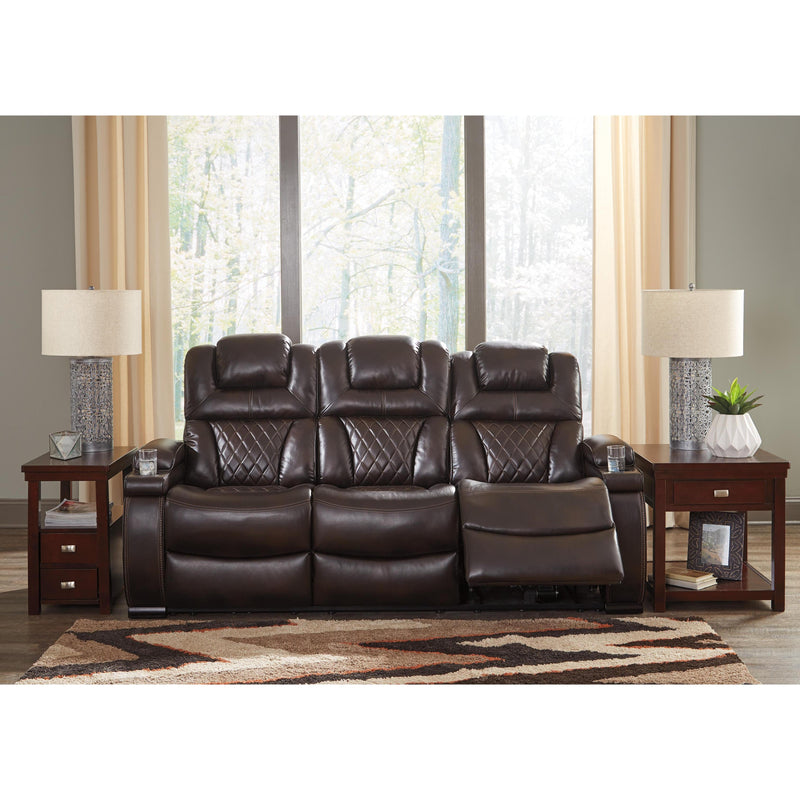 Signature Design by Ashley Warnerton 75407U1 2 pc Power Reclining Living Room Set IMAGE 2