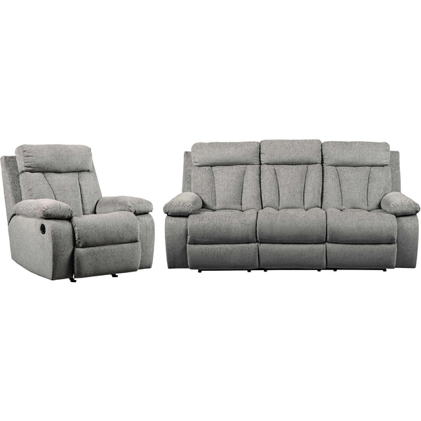 Signature Design by Ashley Mitchiner 76204U2 2 pc Reclining Living Room Set IMAGE 1