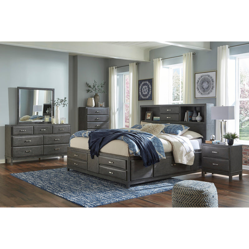 Signature Design by Ashley Caitbrook B476B9 6 pc California King Bookcase Storage Bedroom Set IMAGE 1