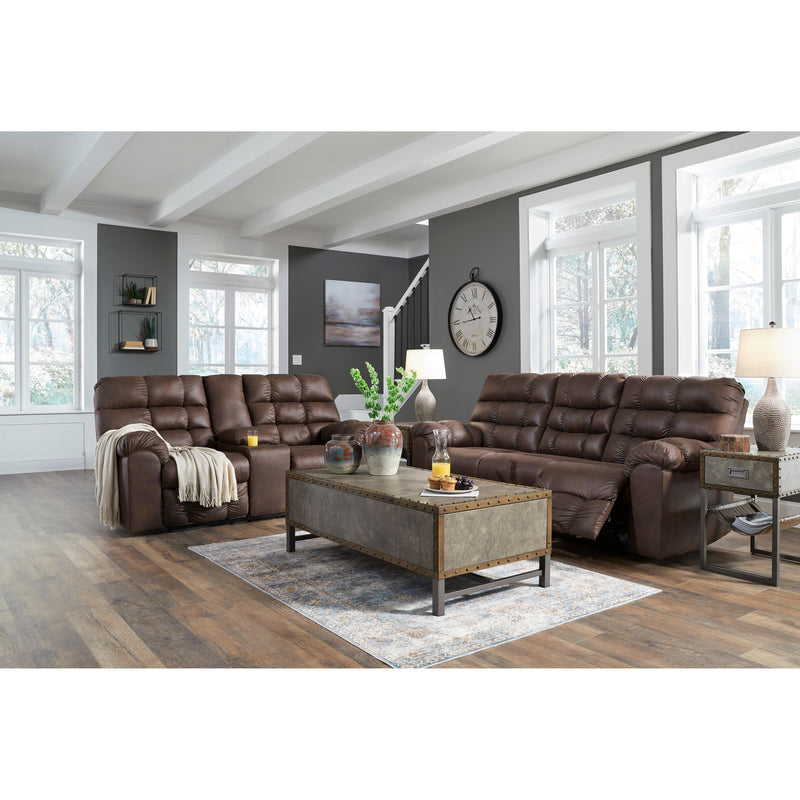 Signature Design by Ashley Derwin 28401U1 2 pc Reclining Living Room Set IMAGE 2