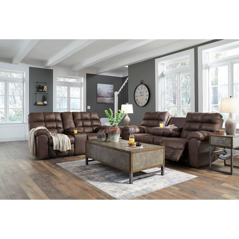 Signature Design by Ashley Derwin 28401U1 2 pc Reclining Living Room Set IMAGE 4